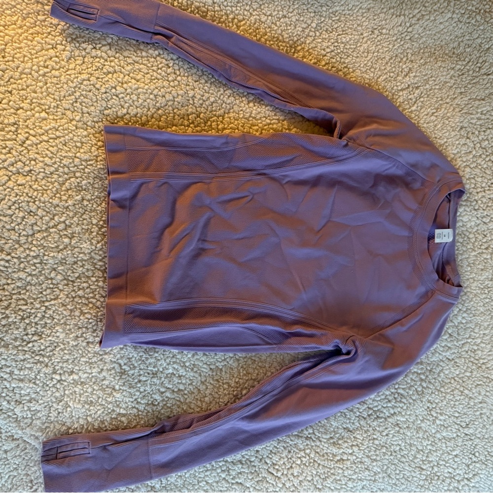 Purple Long Sleeve Top